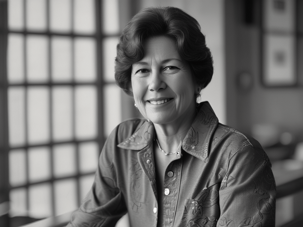 AI-generated image of Susan Estrada in 1987